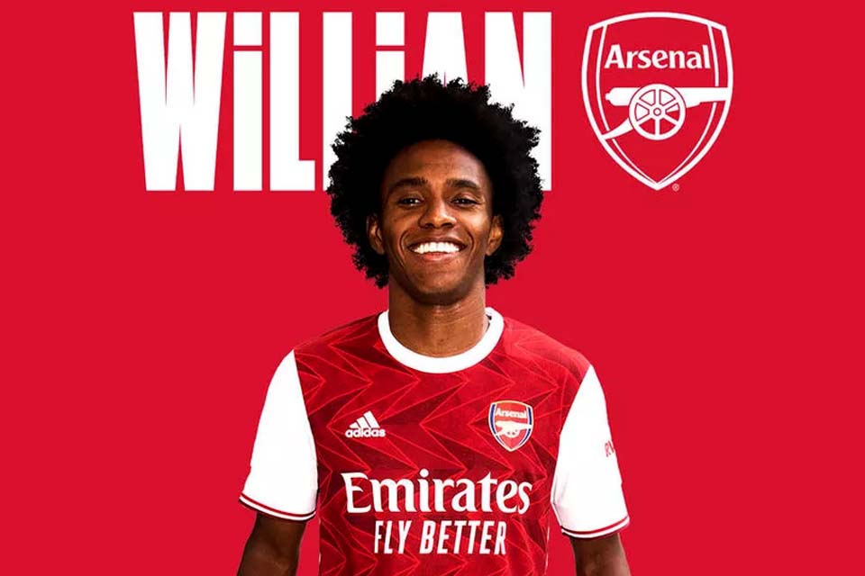 Willian é anunciado como novo reforço do Arsenal