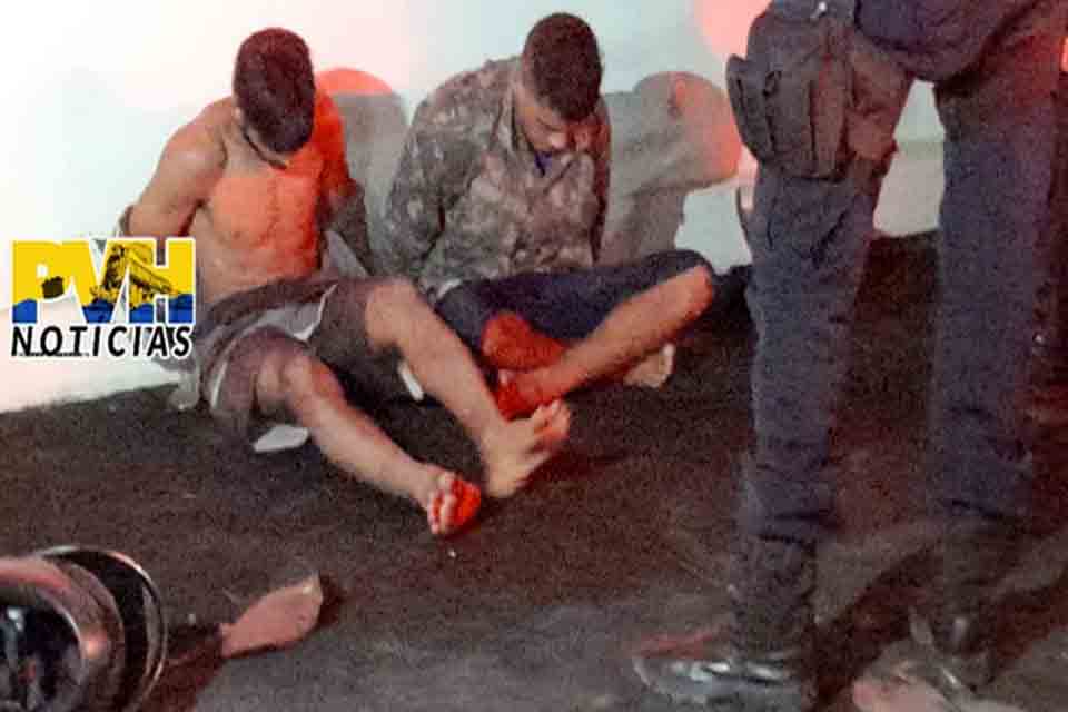 Polícia Militar prende dupla em moto após roubo e tentativa de fuga
