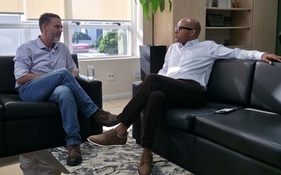 Em visita institucional, prefeito de Porto Velho confirma presença no Fórum dos 42 anos do TCE e MPC