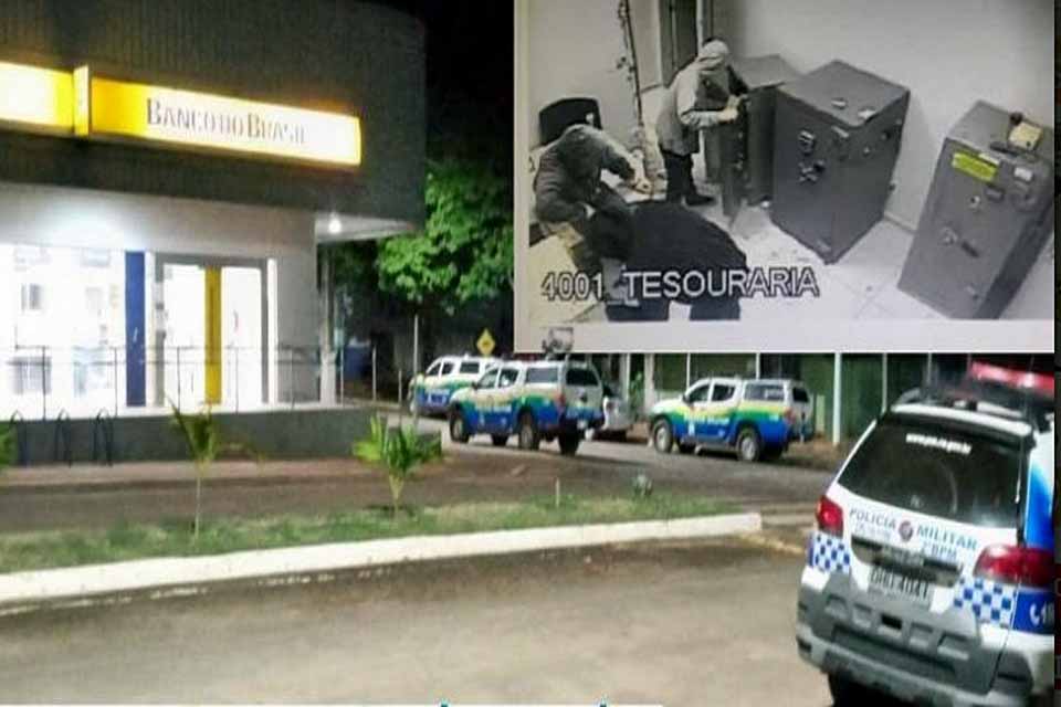 Bandidos roubam agência do Banco do Brasil em Mirante da Serra