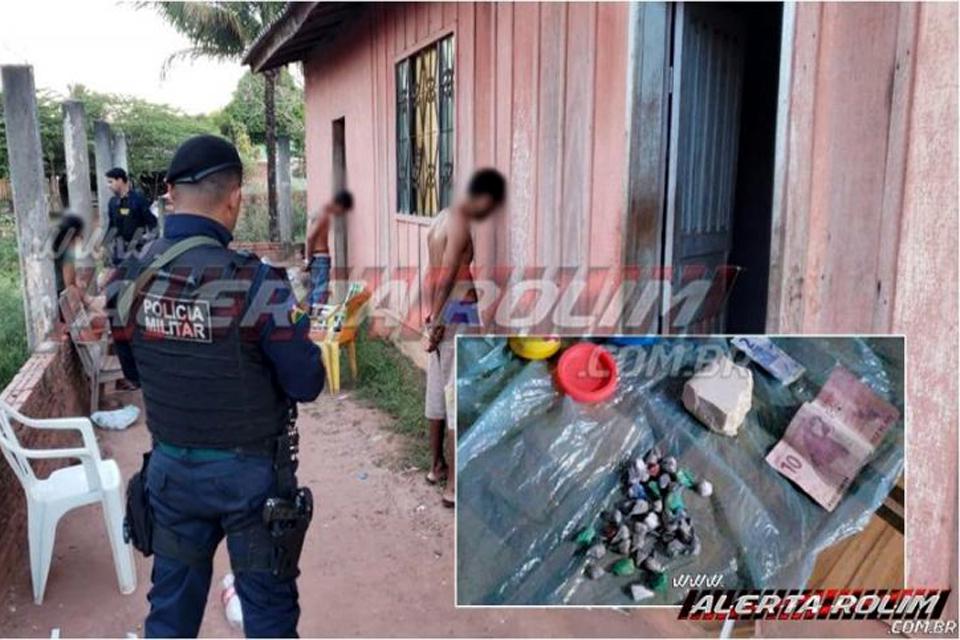 Suspeitos de tráfico são presos pela PM com drogas e dinheiro