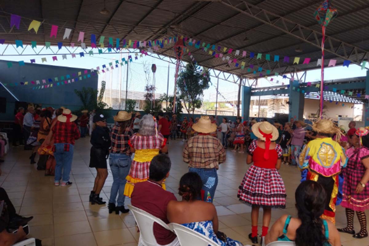 Tradicional Arraial do CCI fortalece convivência e anuncia escolha do nome do Centro de Convivência do Idoso 