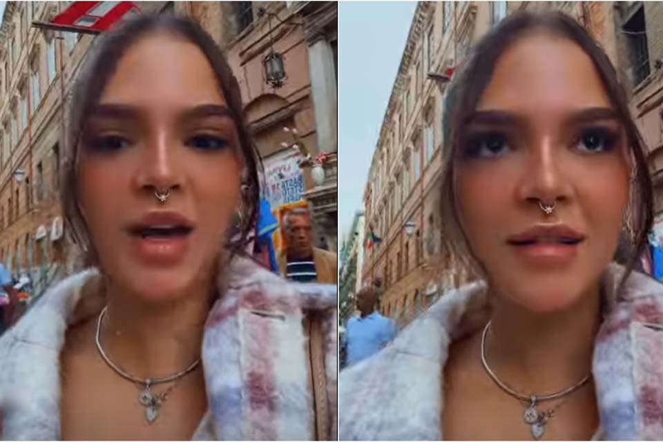 Em viagem pela Europa, Mel Maia se surpreende ao ser reconhecida por fã italiano