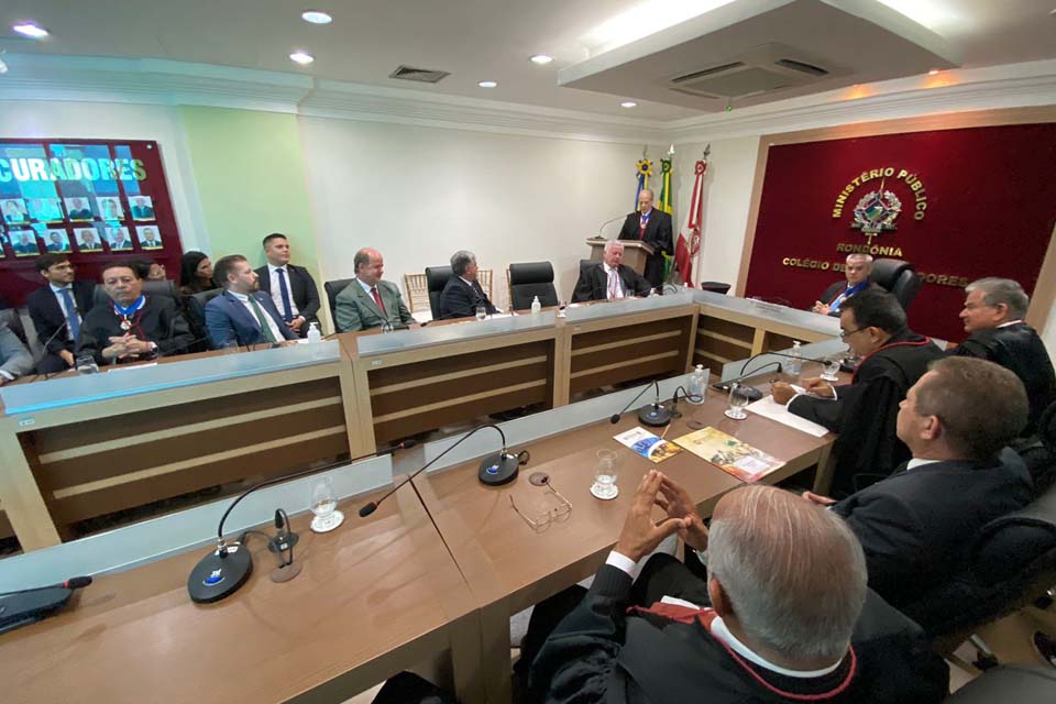 Tribunal de Justiça de Rondônia-TJRO participa de cerimônia de posse do novo corregedor-geral do MPRO