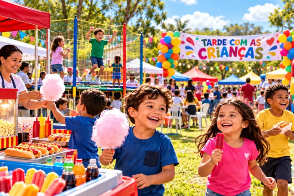 5ª edição da Tarde com as Crianças acontece neste domingo em Primavera de Rondônia com brincadeiras e atrações