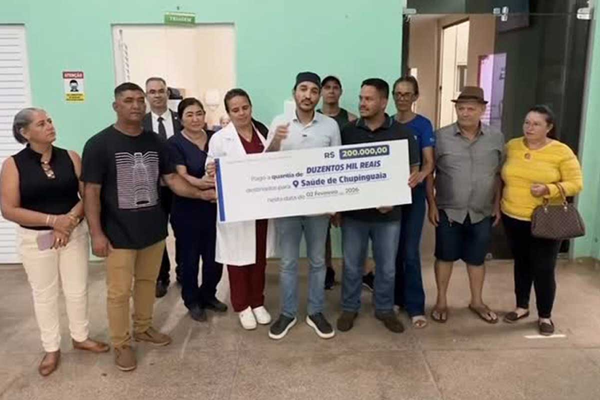 Deputado Fernando Máximo destina R$ 200 mil para fortalecer a saúde em Chupinguaia
