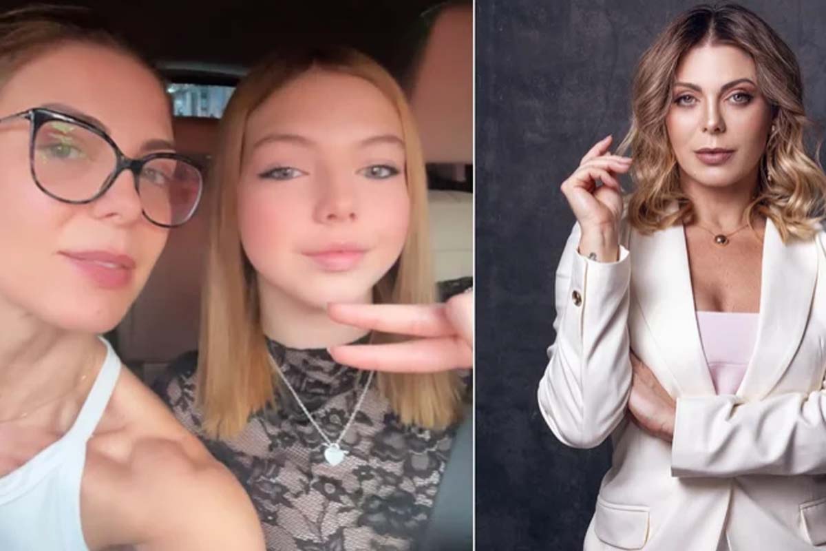 Sheila Mello posa ao lado da filha e semelhança impressiona seguidores