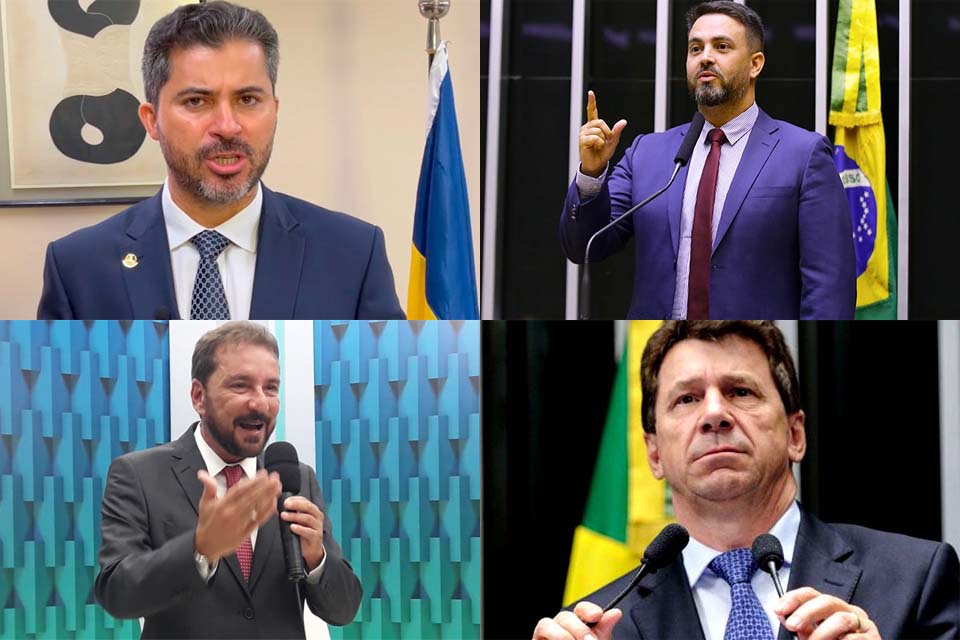 Marcos Rogério e Léo Moraes podem concorrer ao Governo de Rondônia;  Hildon Chaves e Ivo Cassol também