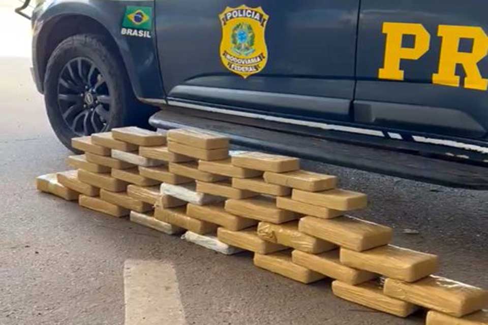 PRF apreende mais de 40 kg de entorpecentes em Vilhena