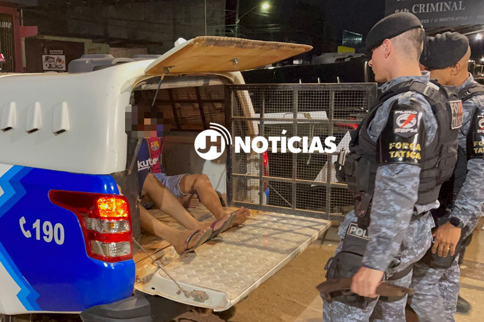 Dupla é detida após tentativa de assalto na zona leste de Porto Velho