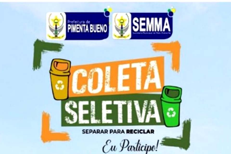 Semma de Pimenta Bueno informa à população sobre coleta de resíduos durante o feriado