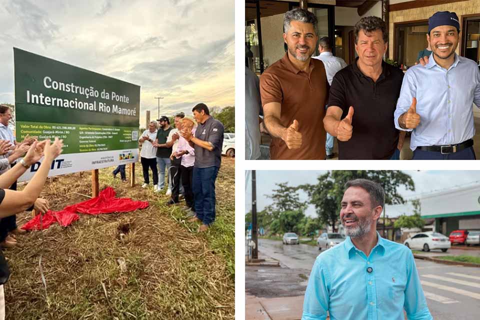 Governador e vice ausentes no lançamento da Ponte Binacional; Rogério e Máximo visitam Cassol; e as chuvas não tiram o sono de Léo