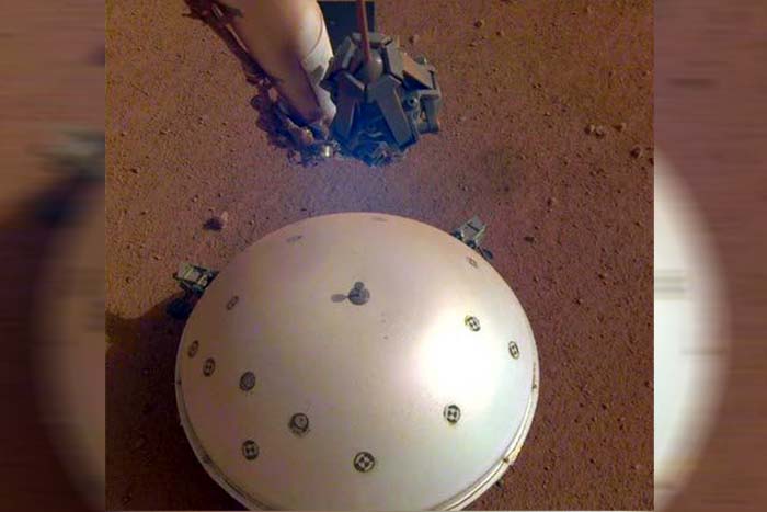 Sonda da Nasa registra pela primeira vez tremor na crosta de Marte