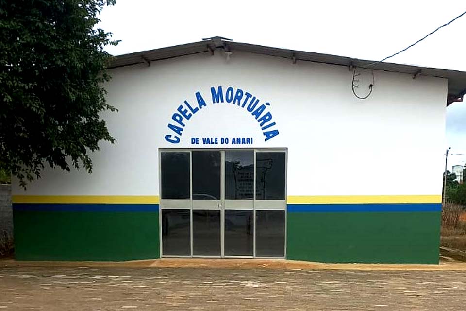 Obra da construção da Capela Mortuária está pronta para atender demandas do município