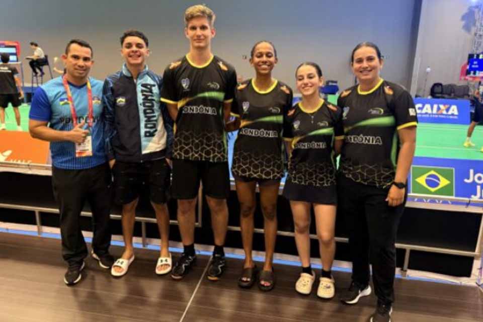 Rondônia conquista medalha de ouro, prata e bronze no badminton 
