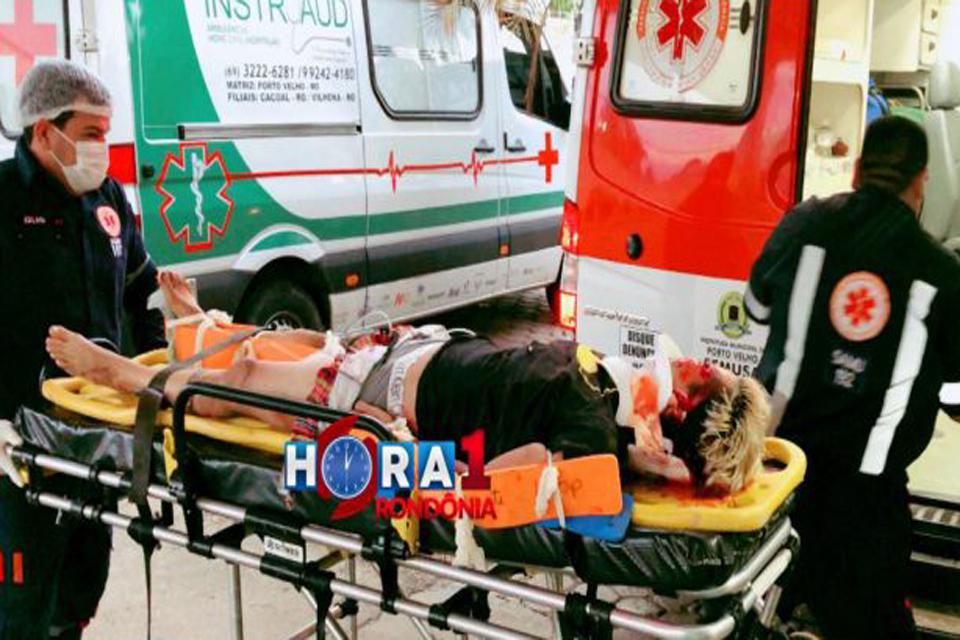 Jovem é socorrida entre a vida e a morte após ser atropelado por carro