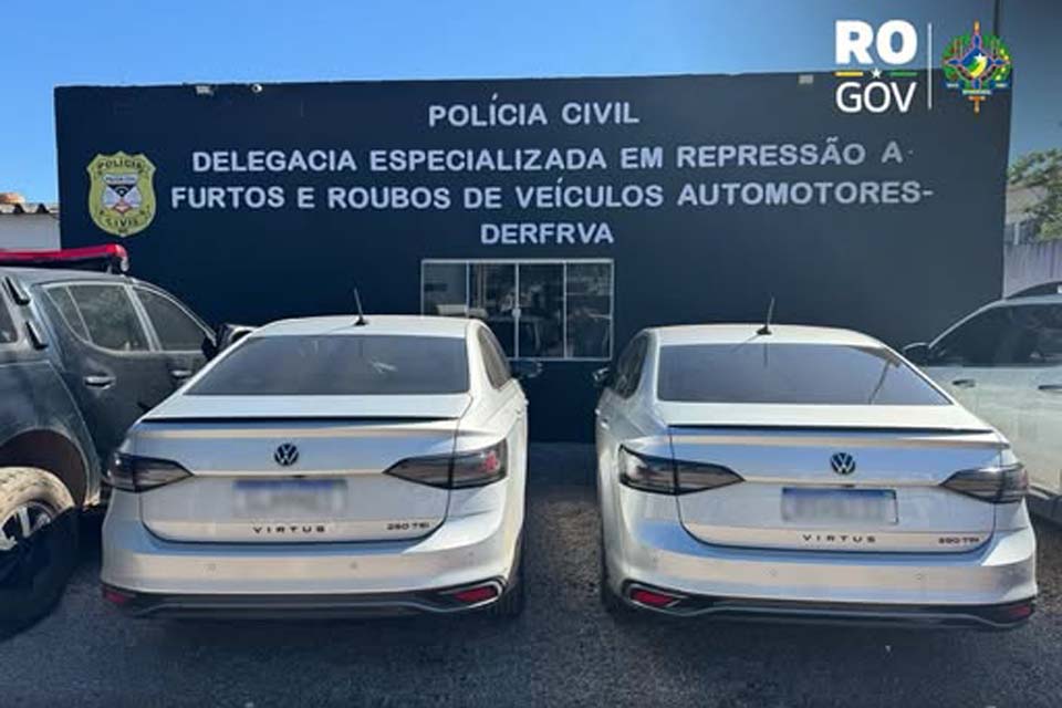 Polícia Civil recupera dois veículos furtados de empresa