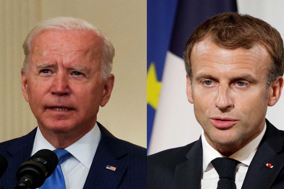 Venda de submarinos: Macron e Biden buscam restabelecer confiança