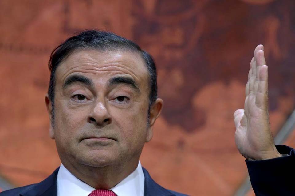 Porta-voz critica mandado de prisão contra mulher de Ghosn