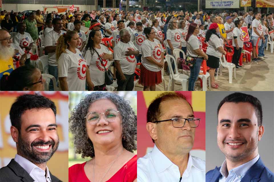 Esquerda forma movimento em Rondônia; Vinícius Miguel, Fátima, Daniel  e Célio não foram; e Rodrigo Camargo no Podemos
