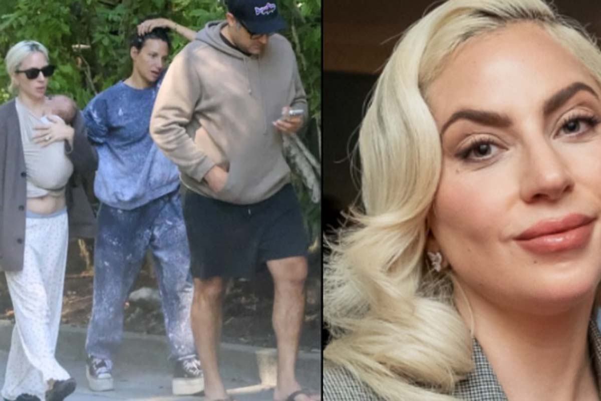 Lady Gaga é flagrada com bebê no colo e levanta rumores