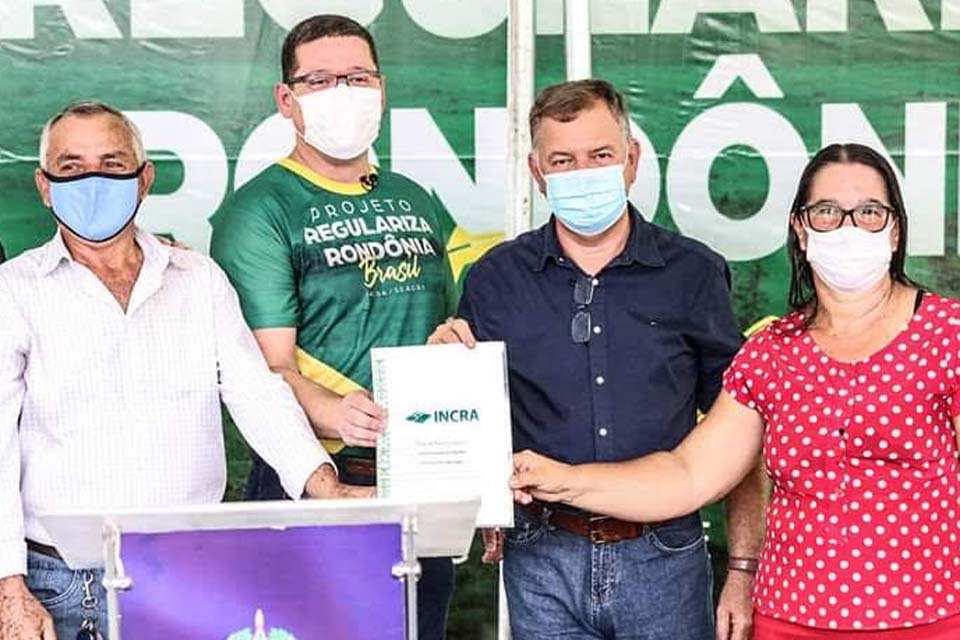 Após reunião com presidente do INCRA, deputado Lúcio Mosquini garante mais agilidade nos processos de regularização fundiária