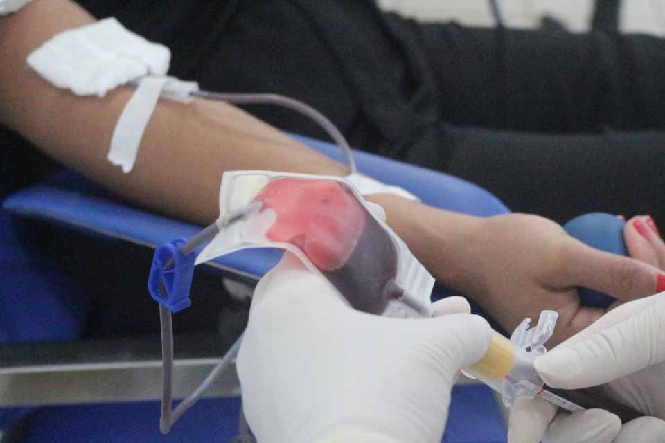 Baixo estoque de sangue faz FHEMERON mobiliza população para doar sangue