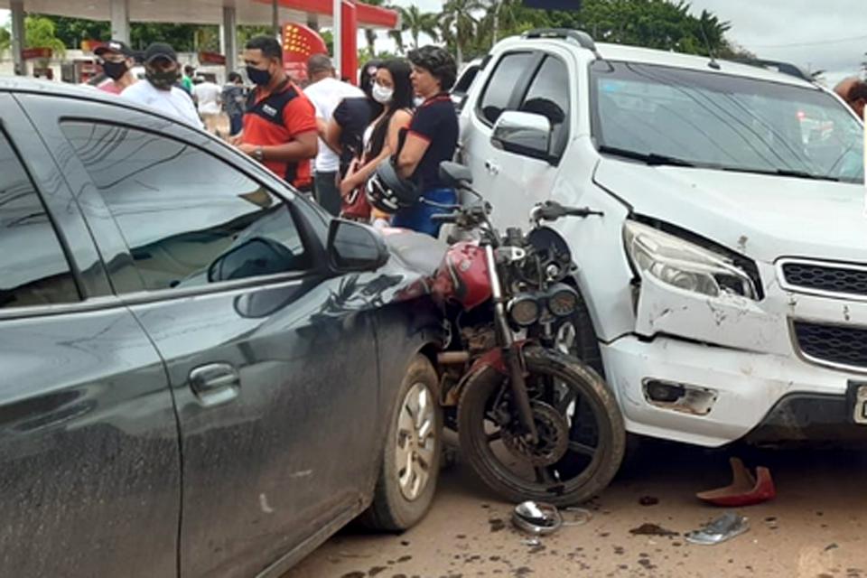 Um morto e quatro feridos em grave acidente na zona leste de Porto Velho