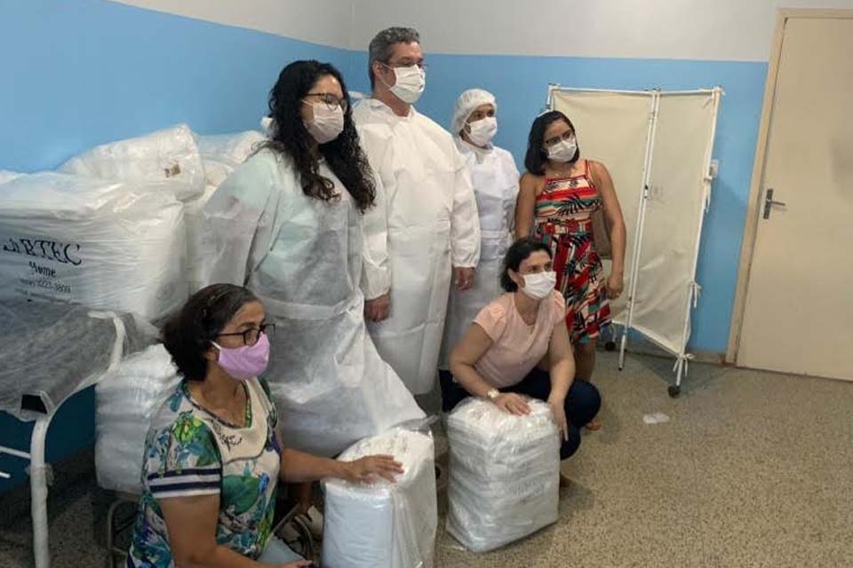 Projeto apoiado pelo MP e MPT doa 1600 itens de proteção a profissionais de saúde