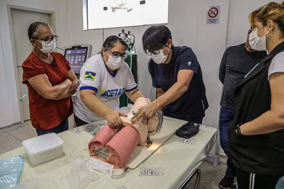 Hospital Municipal promove curso de ventilação mecânica