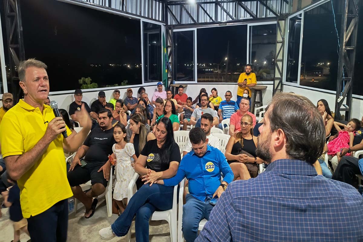 Luizinho Goebel fortalece campanha com visitas nas empresas e reuniões pela reeleição, em Vilhena