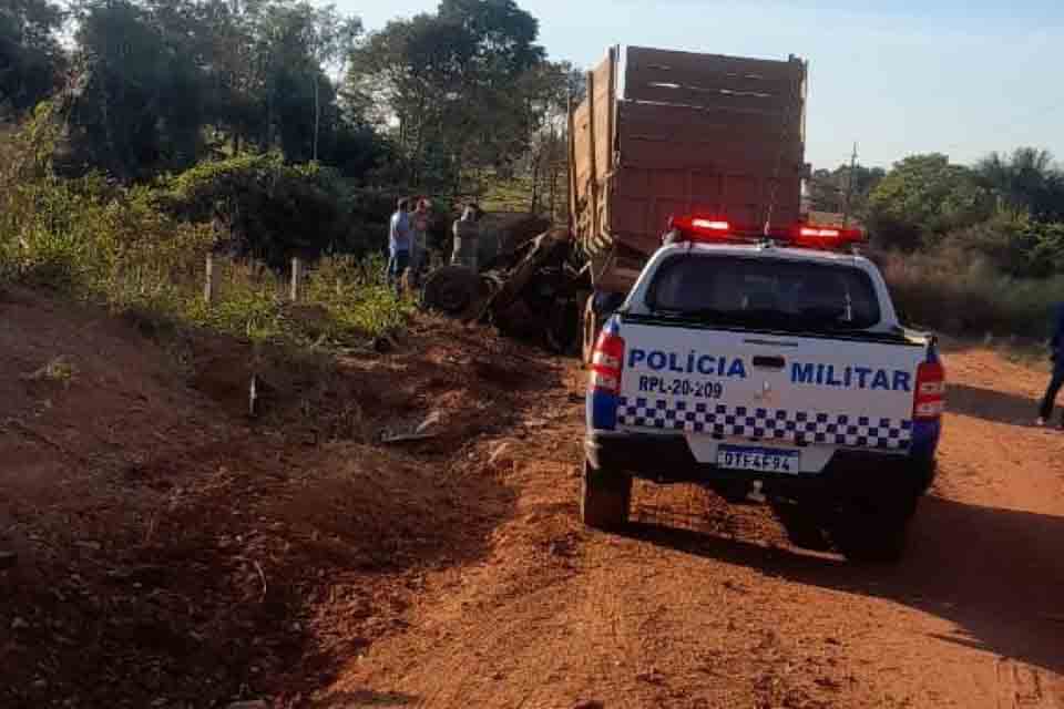 Motorista morre em Acidente com caminhão na Linha 200 