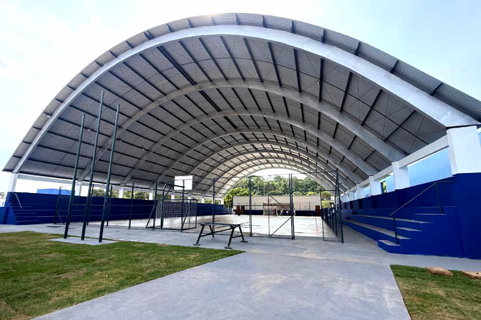 Prefeitura de Jaru inaugura Quadra Poliesportiva do Jardim dos Estados nesta sexta-feira 10, às 19h