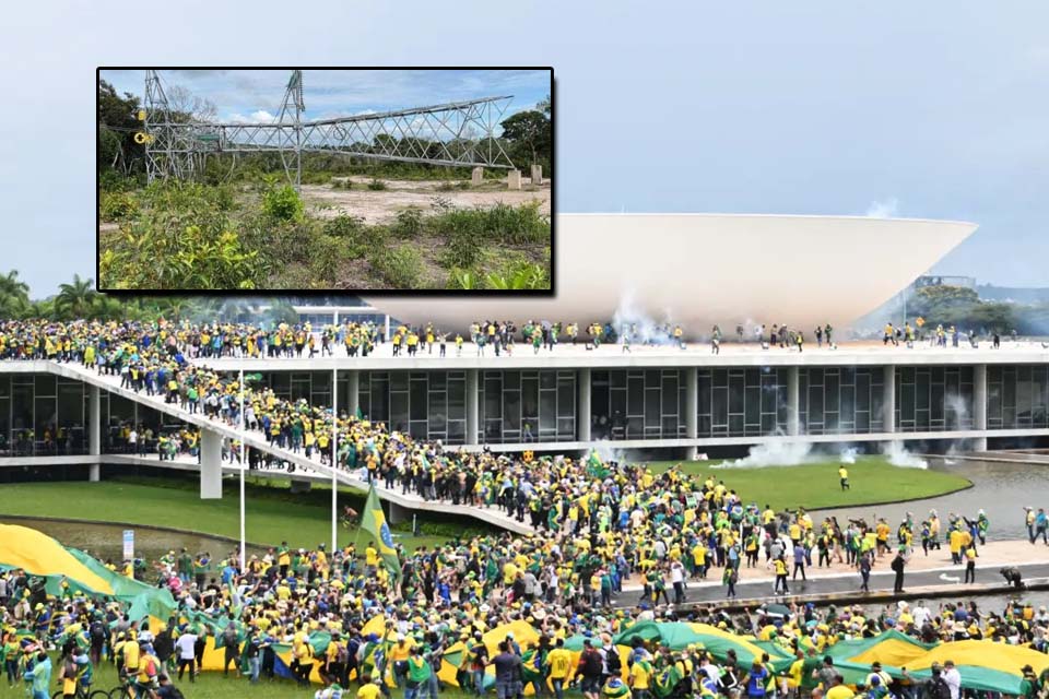 MPF investiga relação entre ataques em Brasília e a torres de energia; pelo menos três foram derrubadas em Rondônia
