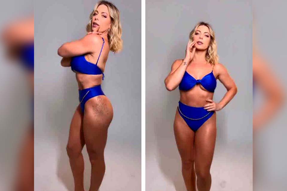 Sheila Mello publica ensaio de biquíni e arranca suspiros de seguidores no Instagram