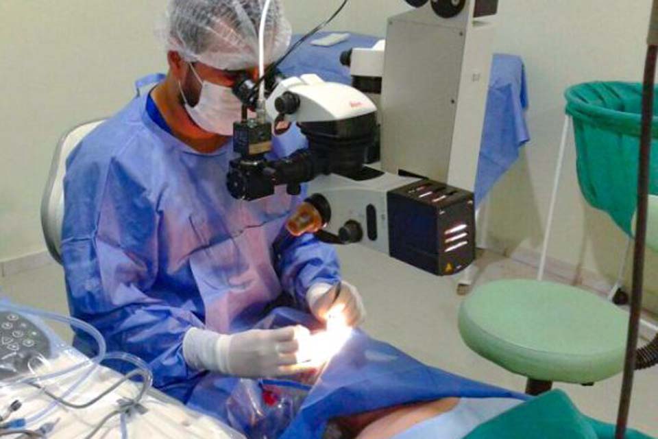 Governo de Rondônia realiza mais de 1 mil cirurgias de catarata e pterígio 