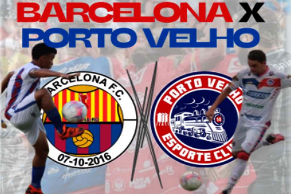 Barcelona e Porto Velho fica em 1 a 1 na primeira semifinal do Campeonato  