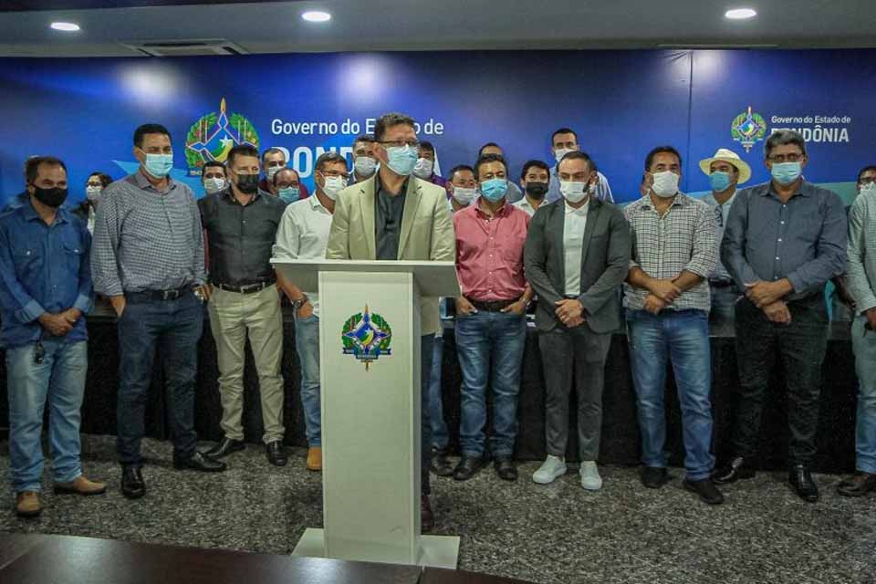 Governo de Rondônia reforça apoio à prefeitos no combate ao covid-19 e influenza