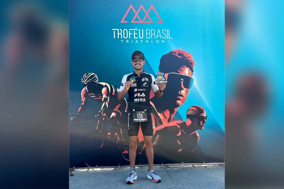 Triatleta Maicon Romano vence Troféu Brasil de Triathlon e enaltece Rondônia