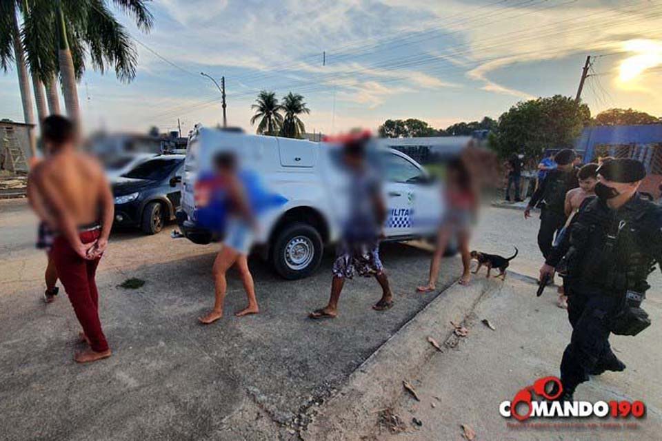 PM e PC apreendem 05 Kg de Maconha e prende quadrilha do Comando Vermelho