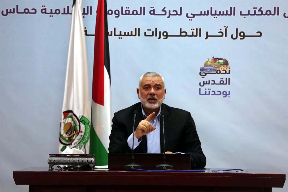 Hamas estuda proposta de cessar-fogo com Israel, diz Ismail Hanieyh, líder do grupo