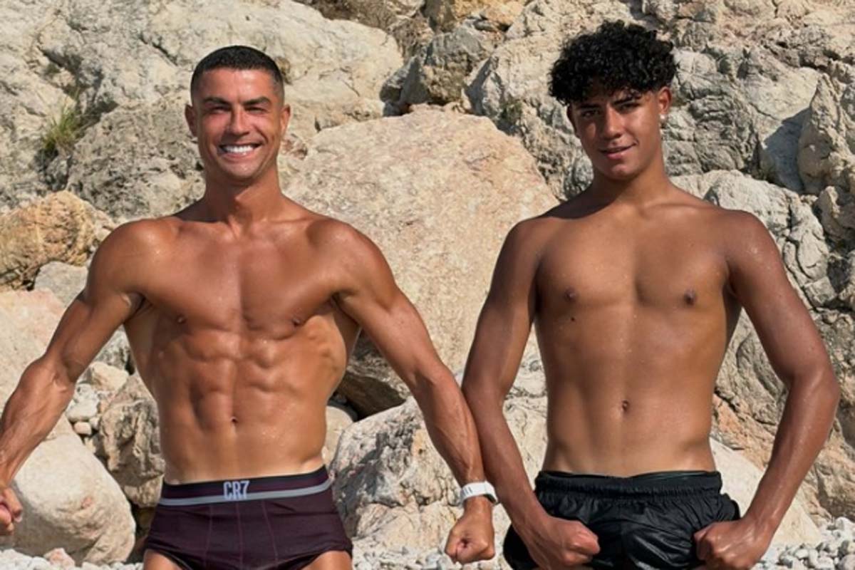 Aos 16 anos, filho de Cristiano Ronaldo impressiona pela altura