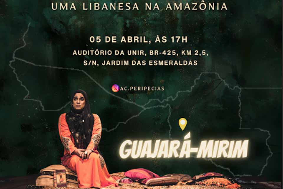 Espetáculo teatral Tabule faz apresentação única em Guajará-Mirim neste sábado (05)