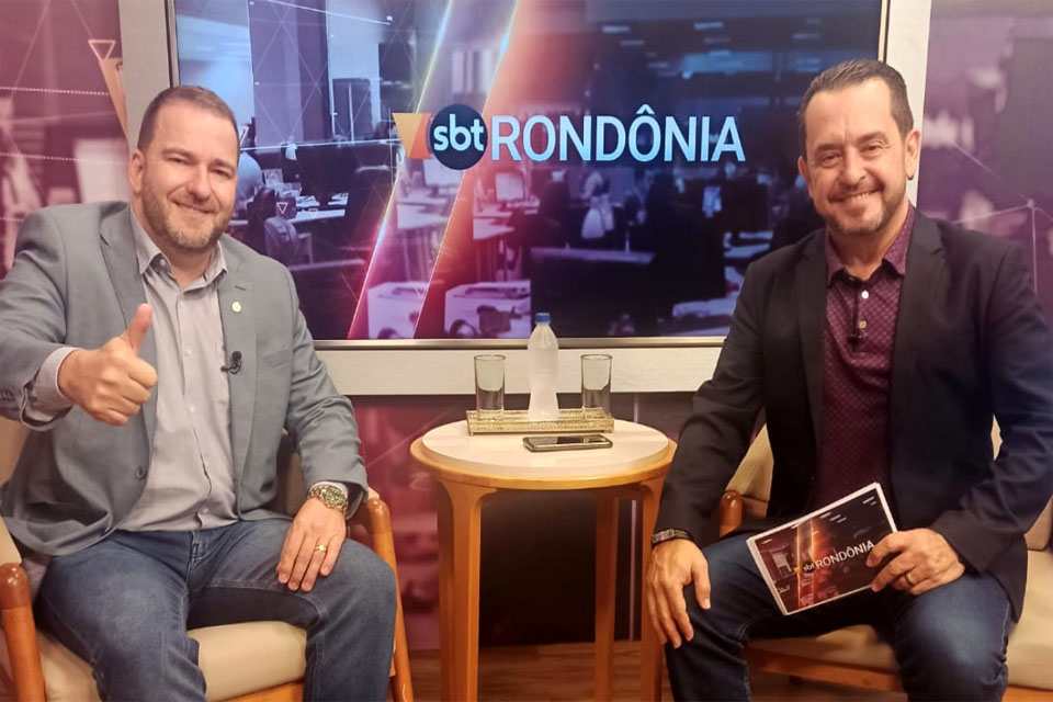 Presidente da ALE-RO, deputado Alex Redano volta a destacar a importância do diálogo, durante entrevista a emissora de TV