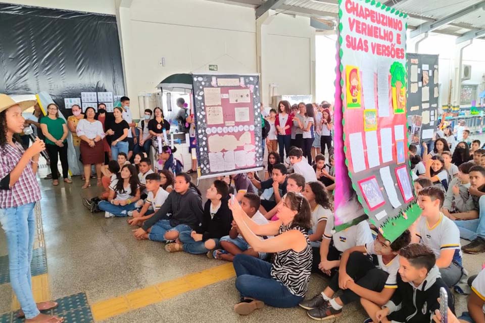Projeto de Leitura é realizado com sucesso na escola Olga Dellaia