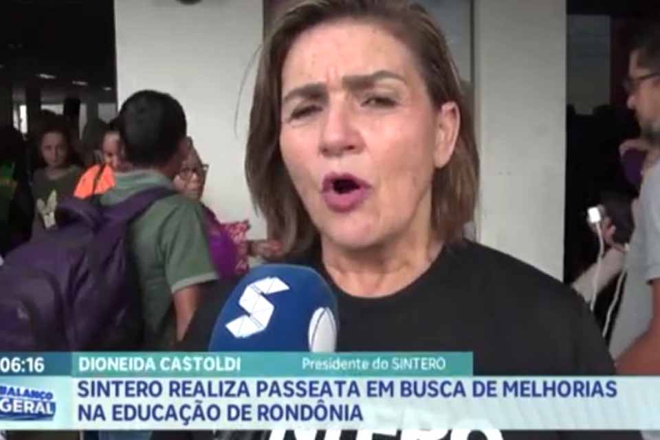 SINTERO na mídia: luta da categoria é destaque no programa Balanço Geral Rondônia