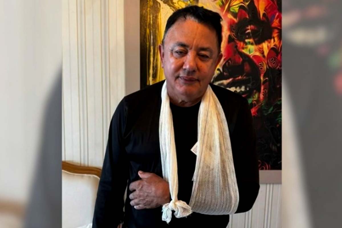 Pai de Cristiano Araújo é atropelado pela própria caminhonete