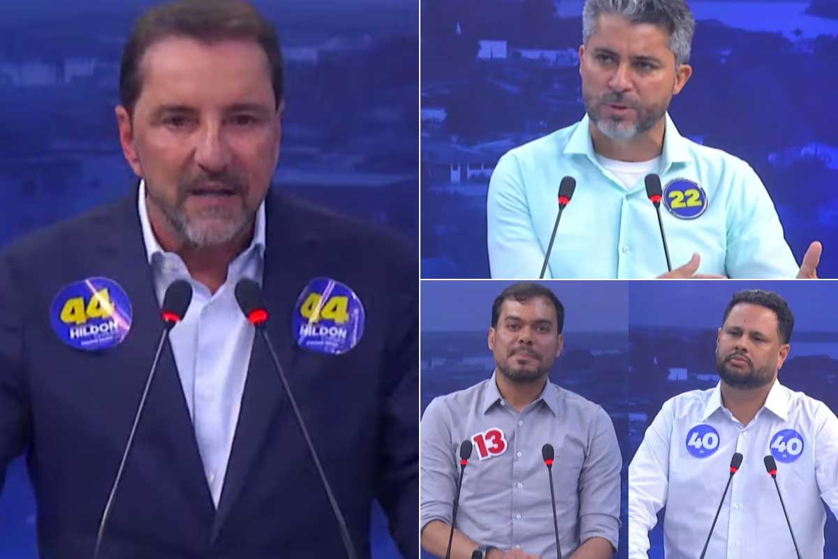 Hildon vira “fantasma”, Marcos Rogério administra vantagem e Netto e Samuel fazem do debate uma rinha