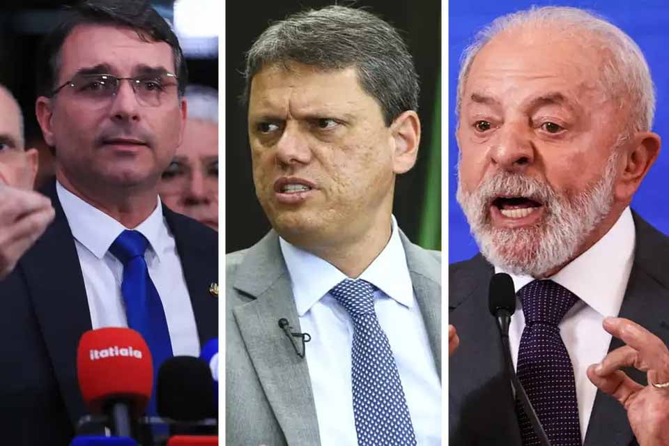 Flávio Bolsonaro ou Tarcísio superam Lula e direita lidera em Rondônia, mas presidente vence em todos os cenários nacionais