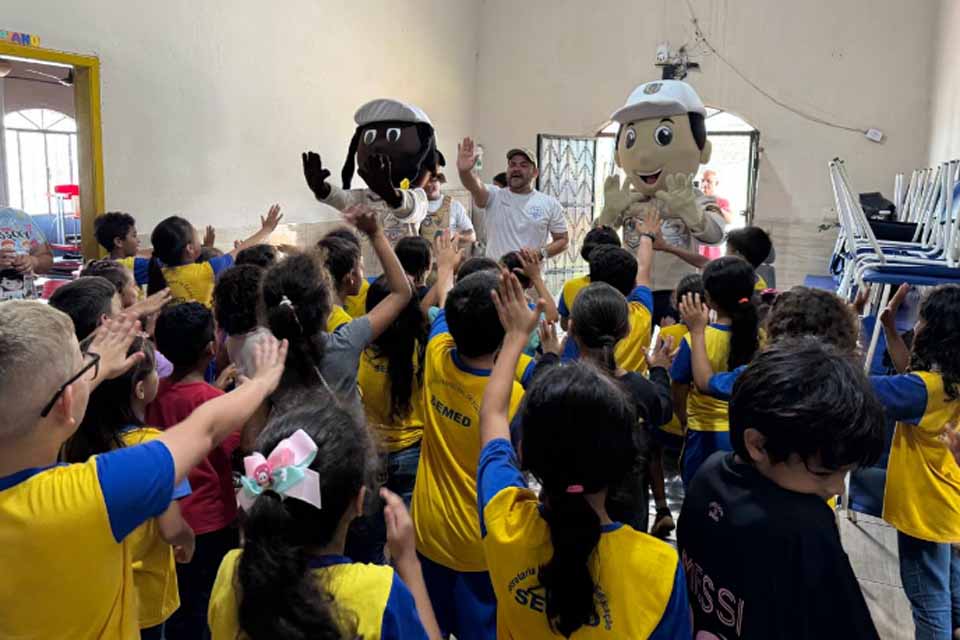Semtran leva conscientização sobre o trânsito a alunos da rede municipal
